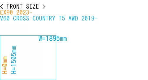 #EX90 2023- + V60 CROSS COUNTRY T5 AWD 2019-